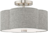 Livex 51362-91 Kalmar Brushed Nickel Ceiling Light