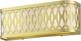 Livex 53430-33 Vistaview Contemporary Soft Gold Lighting Sconce