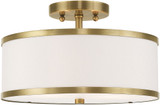 Livex 62627-01 Park Ridge Antique Brass Ceiling Lighting