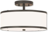 Livex 62627-07 Park Ridge Bronze Flush Mount Lighting