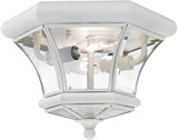 Livex 7052-03 Monterey White Ceiling Lighting Fixture