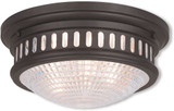 Livex 73052-07 Berwick Bronze 13" Overhead Light Fixture