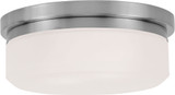 Livex 7390-91 Stratus Brushed Nickel 8" Ceiling Lighting