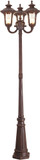 Livex 7666-58 Oxford Traditional Imperial Bronze Lamp Post Light Fixture