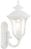 Livex 7850-13 Oxford Textured White Outdoor 16" Lighting Wall Sconce