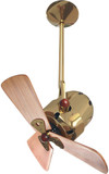 Matthews BD-PB-WD Bianca Direcional Polished Brass Ceiling Fan