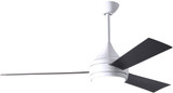 Matthews DA-WH-BB Donaire Gloss White LED 52" Home Ceiling Fan