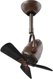 Matthews DI-TB-WDBK Diane Modern Textured Bronze Ceiling Fan