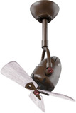 Matthews DI-TB-WDBW Diane Modern Textured Bronze Ceiling Fan