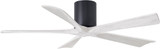 Matthews IR5H-BK-MWH Irene Contemporary Matte Black Home Ceiling Fan