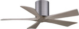 Matthews IR5H-BP-GA Irene Contemporary Gray Ash Ceiling Fan