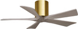 Matthews IR5H-BRBR-GA Irene Modern Gray Ash Ceiling Fan