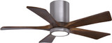 Matthews IR5HLK-BP-WA Irene Contemporary Walnut LED Ceiling Fan