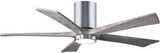 Matthews IR5HLK-CR-BW Irene Modern Polished Chrome LED Home Ceiling Fan