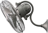 Matthews LL-BN Laura Contemporary Brushed Nickel Wall Fan