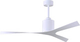 Matthews MK-WH-WH Molly Modern Gloss White 56" Ceiling Fan