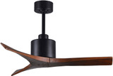 Matthews MW-BK-WA-42 Mollywood Modern Matte Black 42" Ceiling Fan