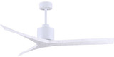 Matthews MW-MWH-MWH-60 Mollywood Modern Matte White 60" Home Ceiling Fan