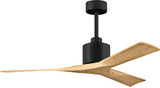 Matthews NK-BK-LM-52 Nan Modern Matte Black 52" Ceiling Fan