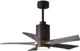 Matthews PA5-TB-BW-42 Patricia Contemporary Textured Bronze LED 42" Home Ceiling Fan