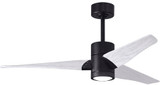 Matthews SJ-BK-MWH-52 Super Janet Modern Matte Black LED 52" Home Ceiling Fan