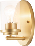 Maxim 10211CLSBR Corona Modern Satin Brass Wall Lighting Fixture