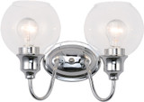 Maxim 1112CLPC Ballord Contemporary Polished Chrome 2-Light Bathroom Lighting