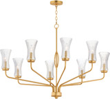 Maxim 16158CRNAB Camelot Modern Natural Aged Brass Chandelier Lighting