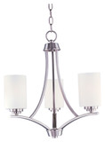 Maxim 20033SWSN Deven 18 Inch Diameter Satin Nickel Transitional Chandelier Lamp