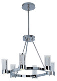 Maxim 20907CLPC Sync Modern Polished Chrome Finish 18" Tall LED Chandelier Light