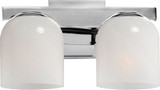 Maxim 21232MRPC Scoop Modern Polished Chrome 2-Light Vanity Light Fixture