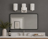 Maxim 21283SWSN Dart Contemporary Satin Nickel 3-Light Bathroom Light