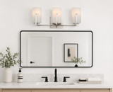 Maxim 21283SWSN Dart Contemporary Satin Nickel 3-Light Bathroom Light
