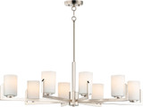 Maxim 21288SWSN Dart Contemporary Satin Nickel Chandelier Lighting