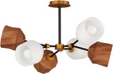 Maxim 28276DBZAB Akimbo Contemporary Dark Bronze / Antique Brass LED Ceiling Light