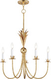 Maxim 2885GL Paloma Gold Leaf Chandelier Lighting
