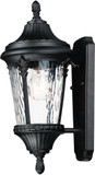 Maxim 3053WGBK Sentry Black Outdoor 8" Wall Light Sconce