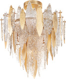 Maxim 32320CLCMPGL Majestic Contemporary Gold Leaf Flush Mount Lighting