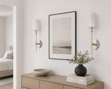 Maxim 32391OFSBRPN Uptown Transitional Satin Brass / Polished Nickel Wall Mounted Lamp