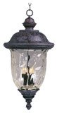 Maxim 3427WGOB Carriage House DC Traditional Oriental Bronze 12.5" Wide Exterior Ceiling Pendant Light