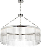 Maxim 38423CLPN Jolie Modern Polished Nickel LED 34" Drum Drop Ceiling Lighting