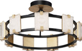Maxim 39530CYBKGL Radiant Contemporary Black / Gold Leaf LED Home Ceiling Lighting