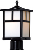 Maxim 4055WTBK Coldwater Contemporary Black Outdoor Lamp Post Light