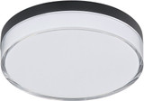 Maxim 59762CLFTBK Edge Modern Black LED 7" Ceiling Lighting