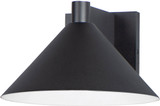 Maxim 86143BK Conoid LED Black LED Exterior 10" Wall Lighting