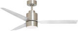 Maxim 88717SN Falcon Modern Satin Nickel LED 52" Home Ceiling Fan