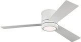 Visual Comfort Fan 3CLMR56RZWD-V1 Clarity Modern Matte White LED 56" Ceiling Fan