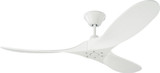 Visual Comfort Fan 3MAVR52RZW Maverick II Contemporary Matte White 52" Home Ceiling Fan