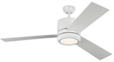 Visual Comfort Fan 3VNMR56RZWD-V1 Vision Max Modern Matte White LED 56" Ceiling Fan