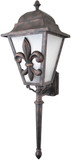 Melissa FL1794 Fleur De Lis Series Traditional Large Outdoor Lamp Sconce